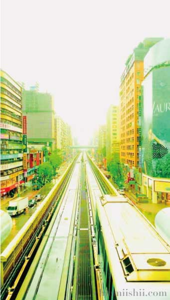 忠孝復興駅で『ブエノスアイレス（Happy Together）』認証ショット