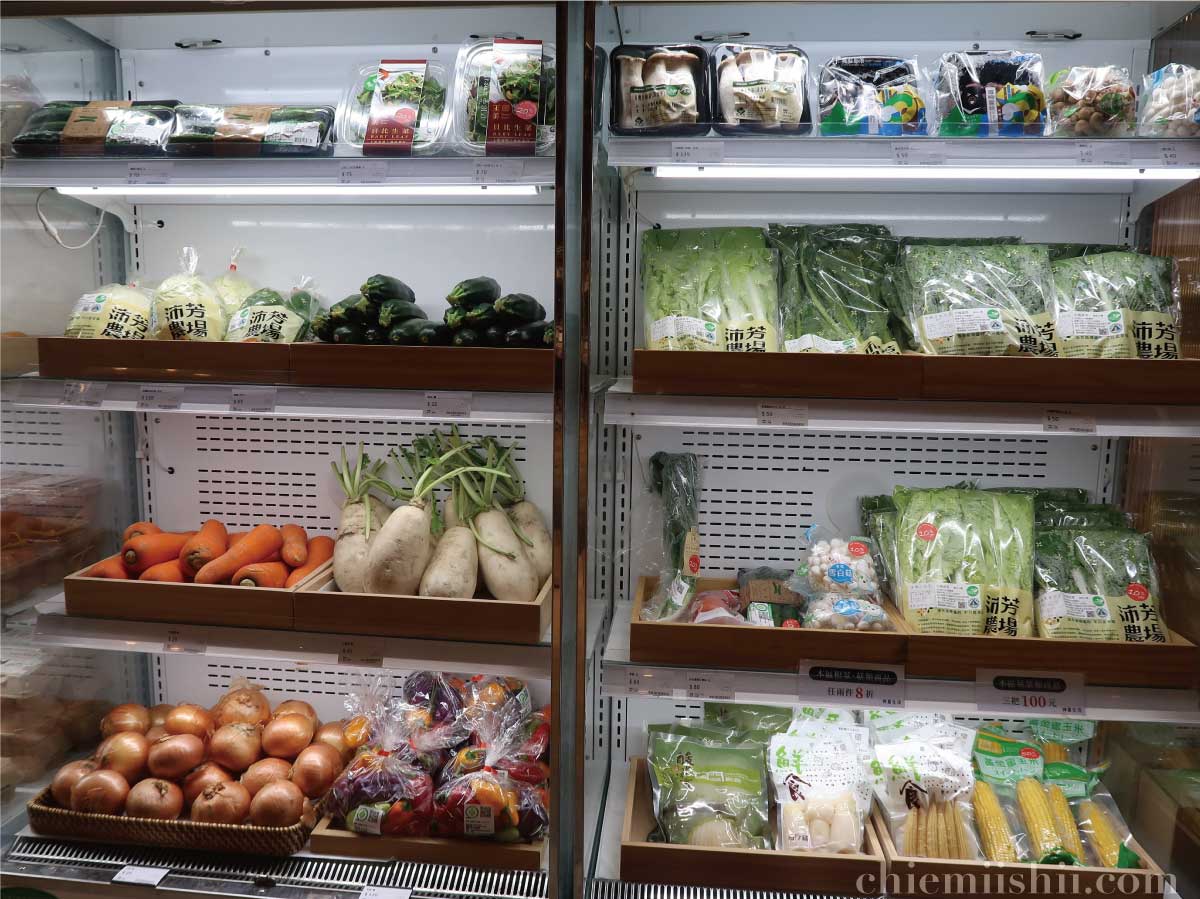 【台湾・台北】神農生活（しんのうせいかつ）で購入できる野菜とキノコ類