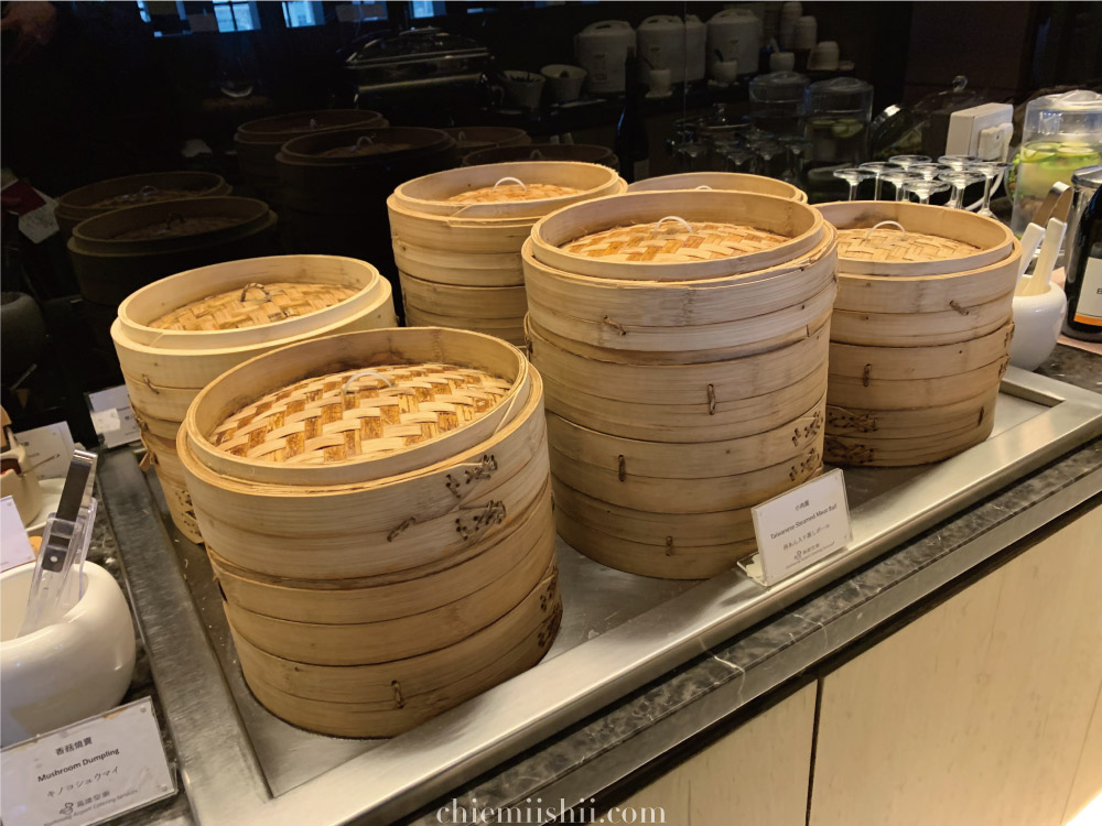 台北松山空港Airlines VIPラウンジの小籠包